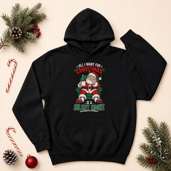 Silent Night Christmas Hoodie