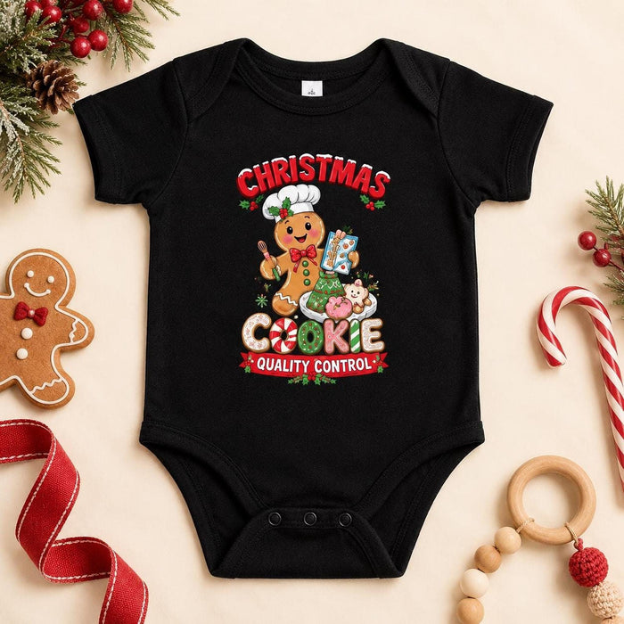 Cookie Tester Christmas Baby Bodysuit